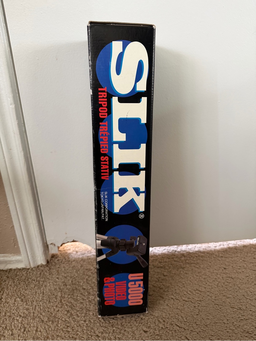 Slik U-5000 Video & Photo Tripod in Black NEW